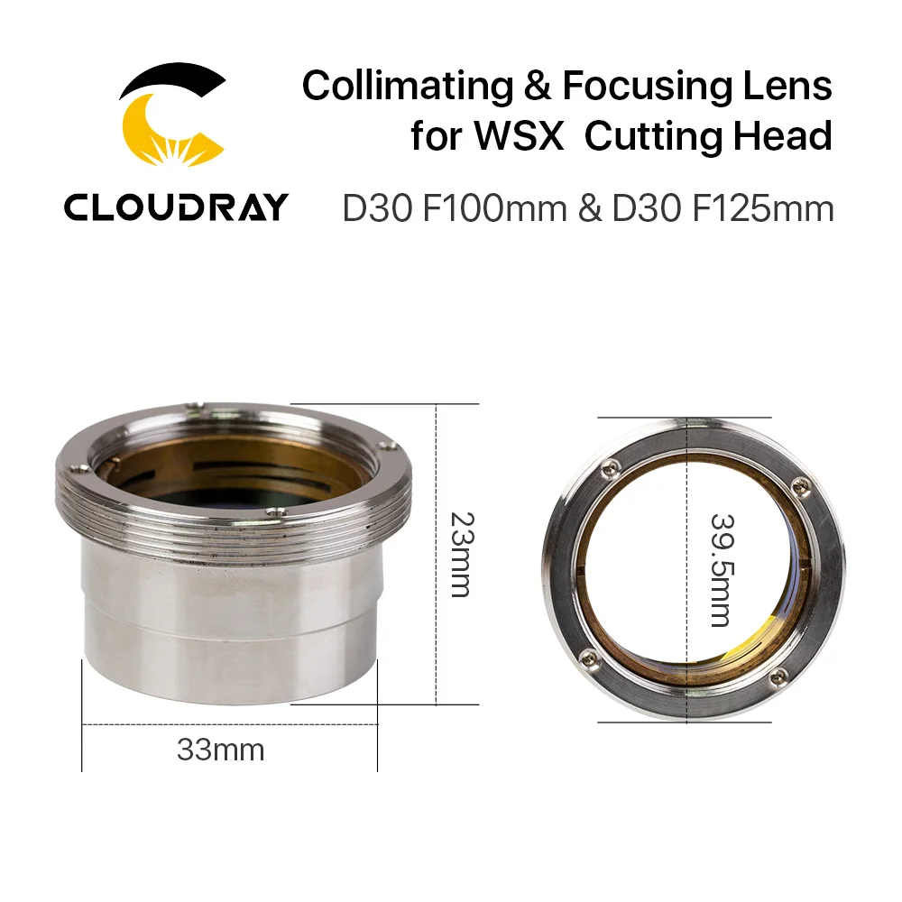 Cloudray  BM64 WSX Collimating & Focusing Lens for Cutting Head