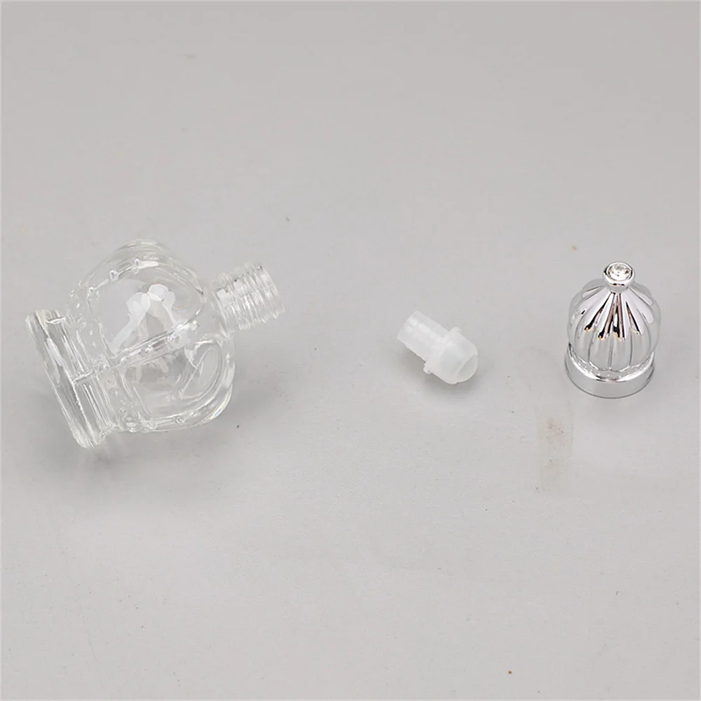 15ml Crown Vintage Perfume Bottles Empty Glass Essential Oil Roller Bottle Cosmetic Liquid Dispenser Roll on Bottle Sample Vials