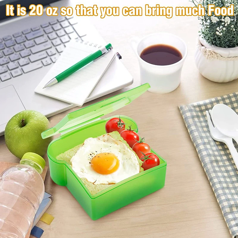 سيليكون الخبز الحاويات المحمولة السوشي الحلوى ساندويتش نخب الغذاء صندوق تخزين microwavable شفافة المطبخ الغداء بينتو بو