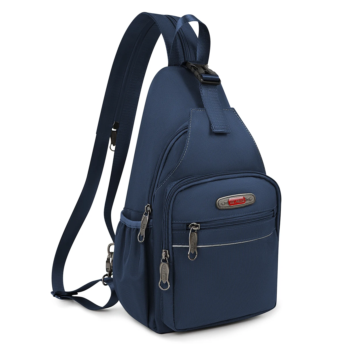 

2 in 1 Crossbody Sling Backpack with Single Double Shoulder Strap, Men's Chest Bag for Travel Outdoor Hiking Shoulder Bag
