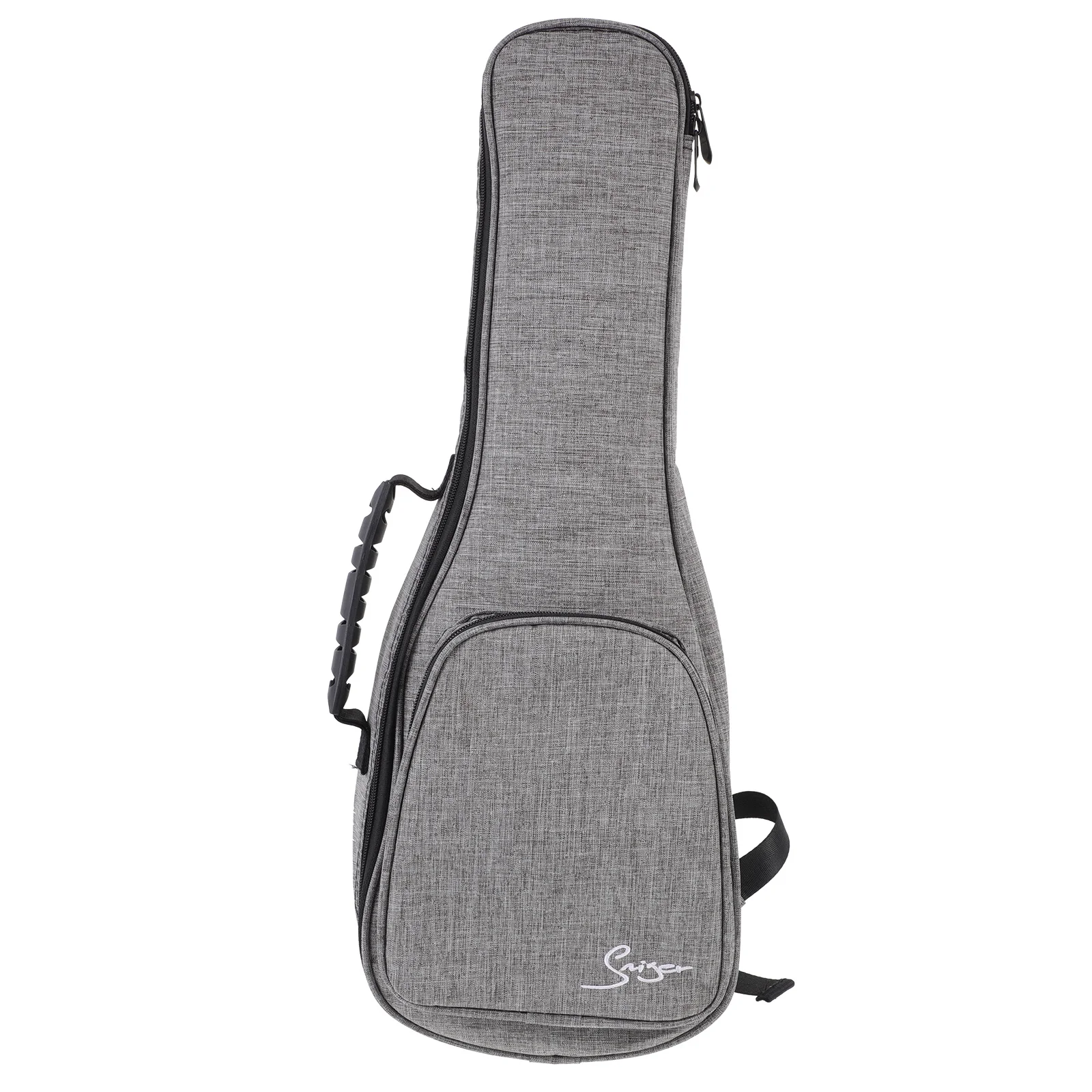 

1Pcs Ukulele Bag Durable Thickened Shoulder Bag Grey Portable Carrying Case Useful Storage Pouch Ukulele Pouch