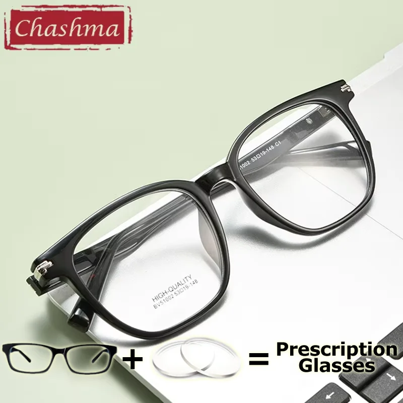 

Chashma Prescription Glasses Women TR90 Myopia Degree Lenses Fashion Light Optical Recipe Reading for Men Eyeglasses Frames