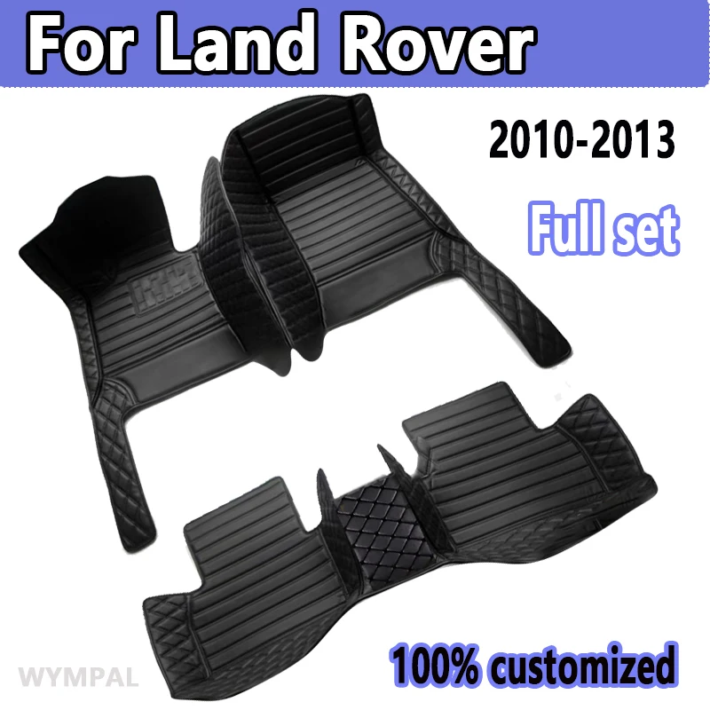 Car Floor Mats For Land Rover Range Rover Sport Five Seats 2010 2011 2012 2013 Auto Foot Pads Carpet Cover Interior Accessories