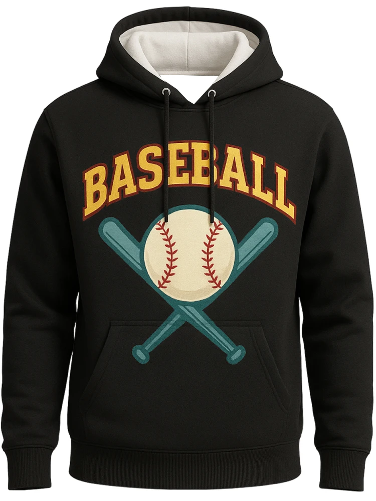

Baseball Print Casual Men's Hoodies Sport Street Daily Long Sleeve T Shirts 3D Print Cool Daily Fitness Outdoor Fashion Pullover