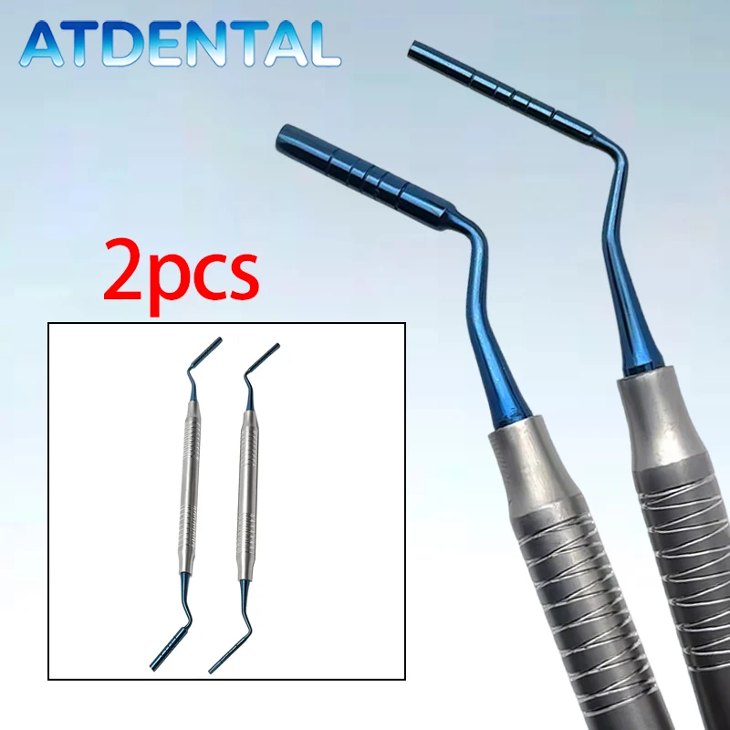 2pcs Dental Bone Filling Instrument Set, Surgical Grafting Powder Restorative Kit with Filler Tool & Spatula