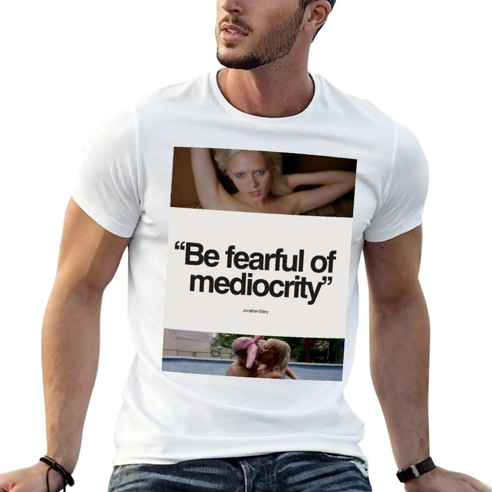 Mediocrity Fear - T-shirt GUMMO pour hommes, t-shirts en coton, t-shirt de créateur