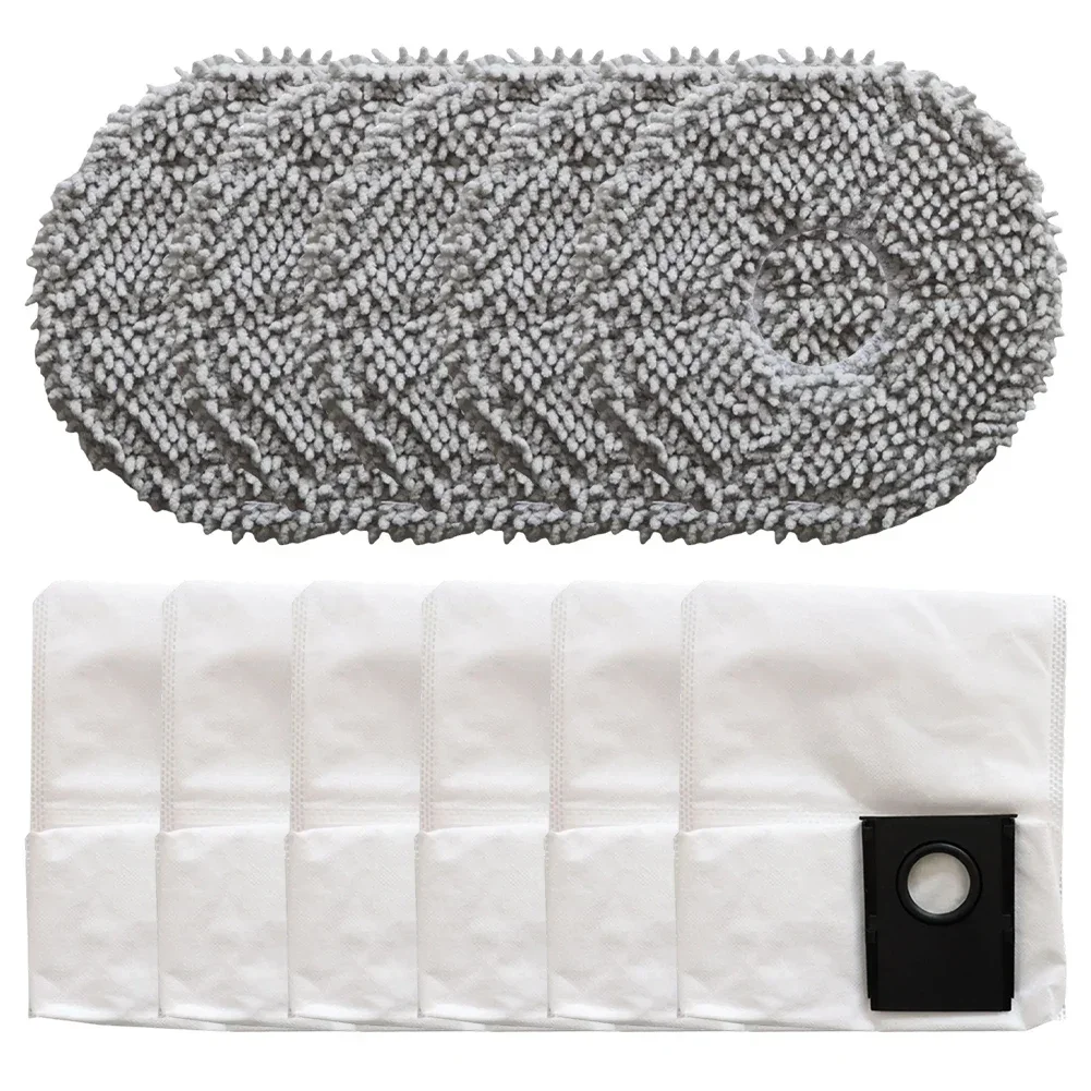 

Easy Installation Hygienic Cleaning Microfiber Material Easy Installation Mop Pads As Shown optional Household Cleaning