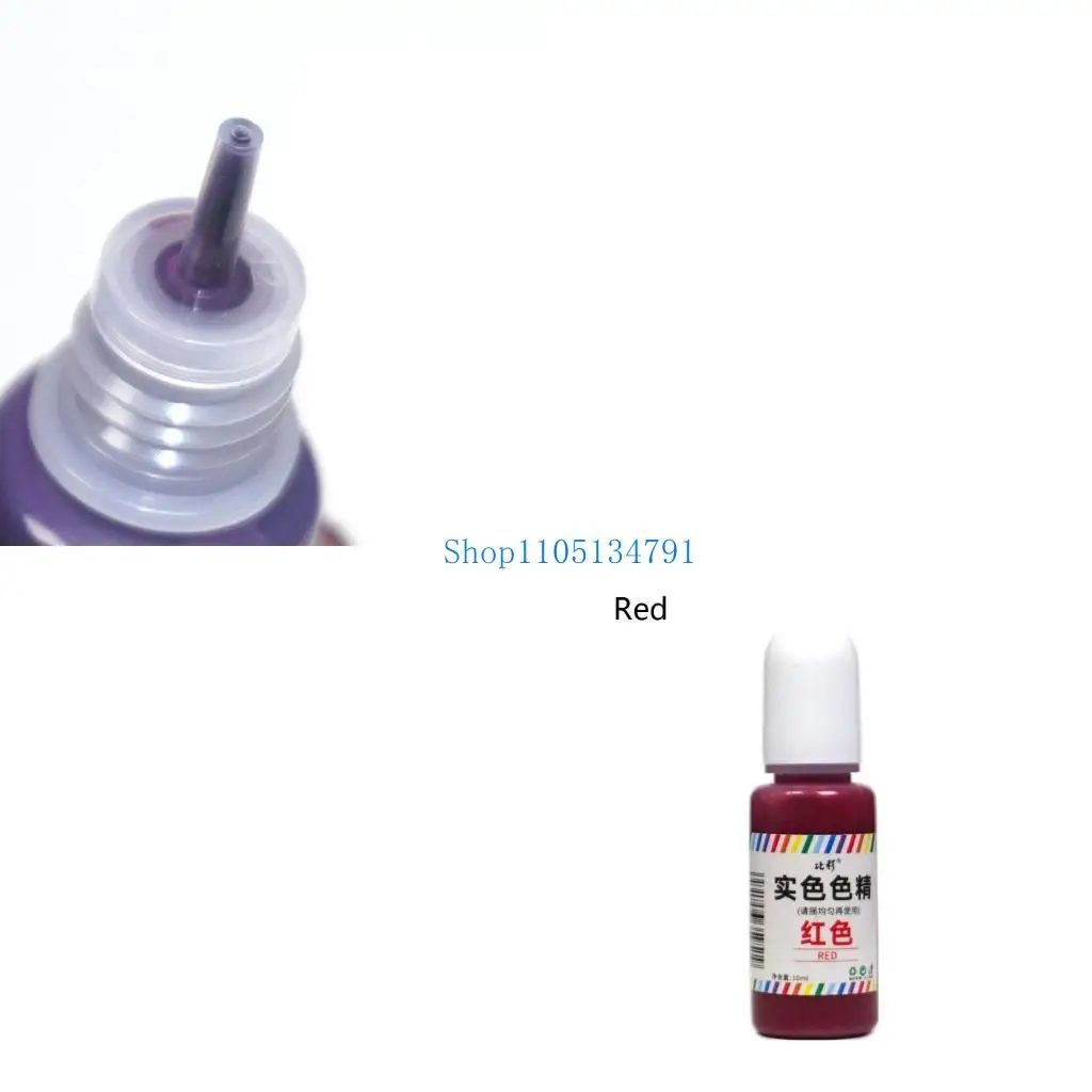 Pigmento de cor de resina altamente concentrado, 12 cores para joias de resina, artesanato, pintura de arte, faça você mesmo, fabricação de arte de pintura, 10ml/0,35oz