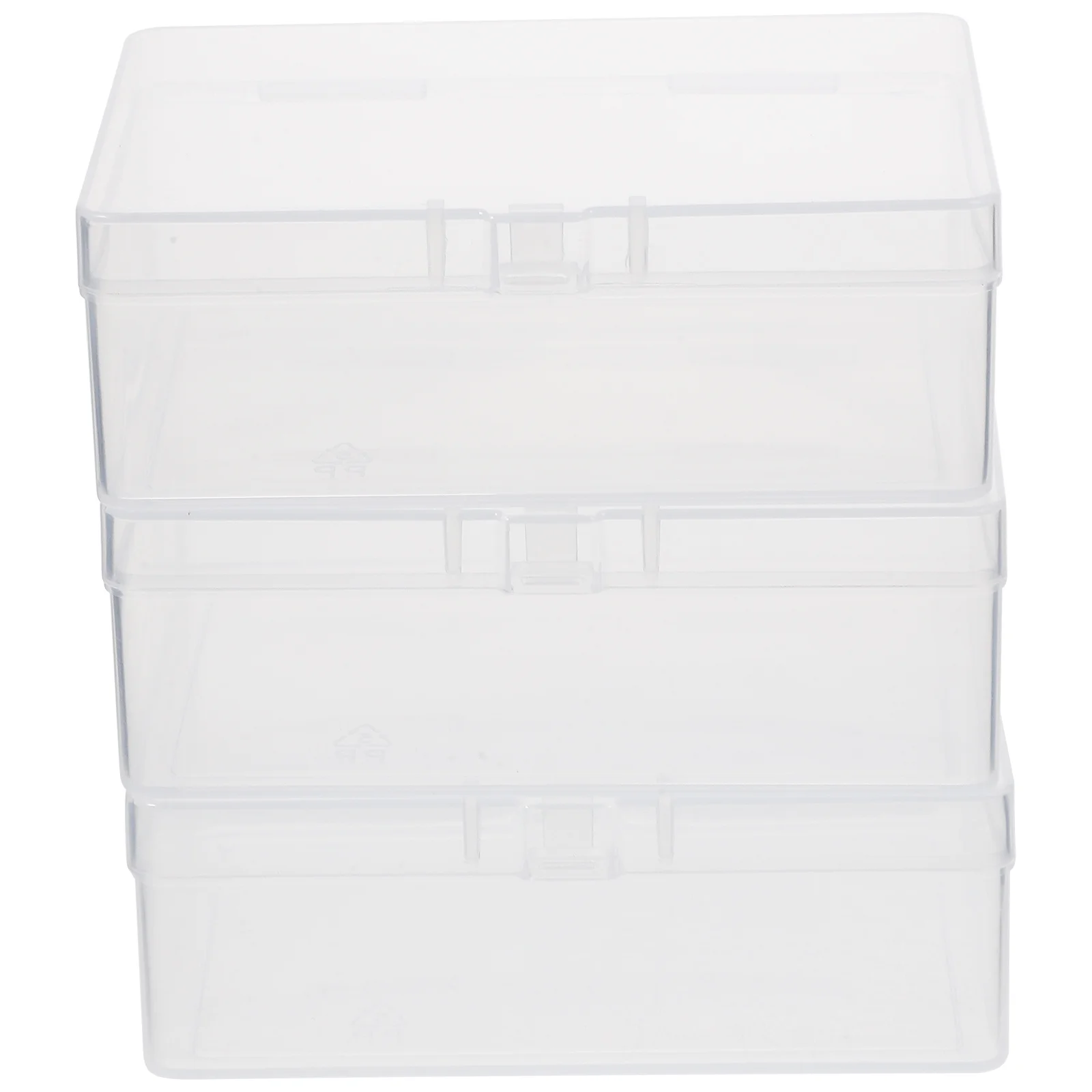 

3pcs Storage Box 10x7x3 5CM Clear Organizer For Poker Cards Game Candy Container Accessories Jewellery Container