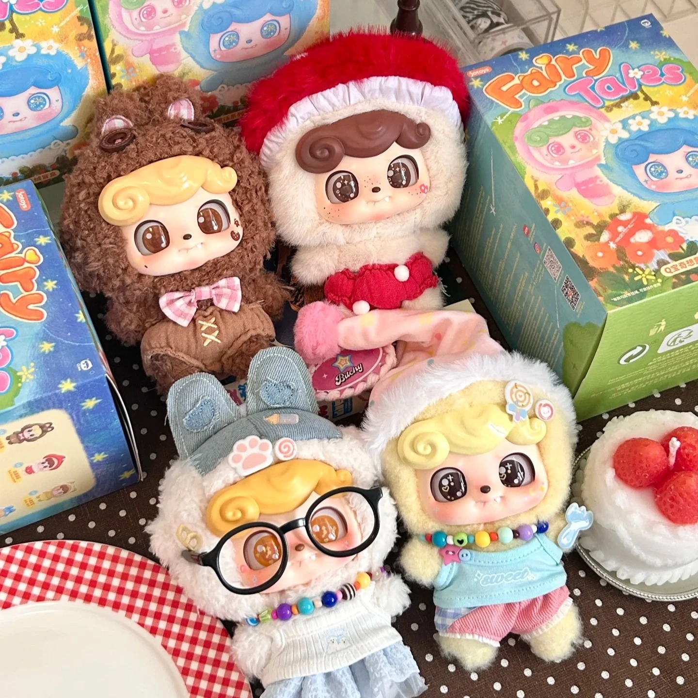 

QKID Fairy Tales Blind Box Qbaby Figure Cute Doll Original Lolita Girl Doll Toy Designer Toys Art Decoration