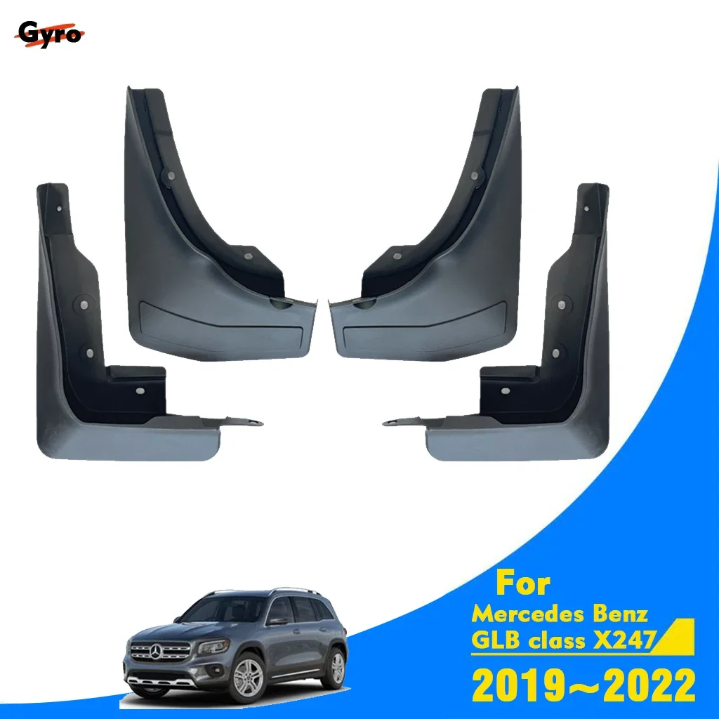 

For Mercedes Benz GLB Class X247 2019~2022 Mud Flaps Car Mudguards Fenders Flares Splash Guards Duraflap Accessories 4x4 Tuning