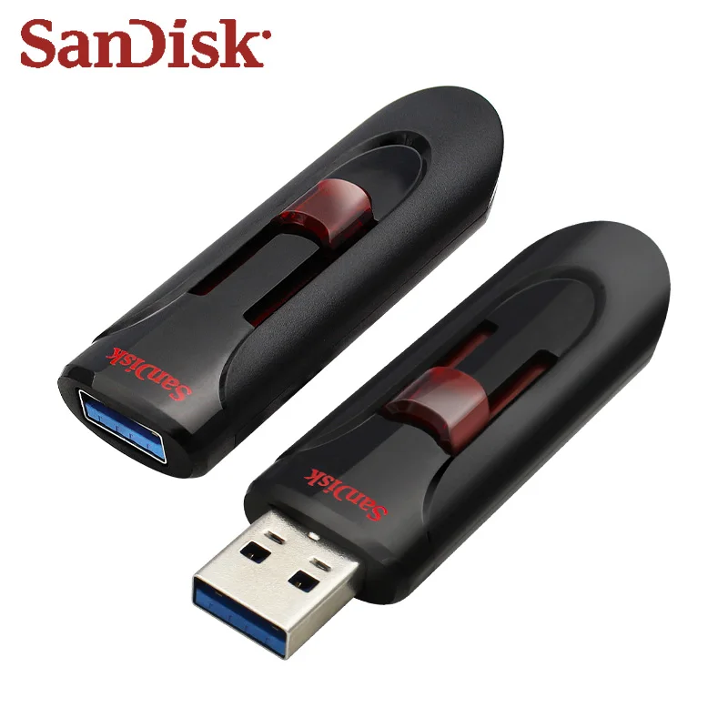 SanDisk Cruzer Glide USB 3.0 Pen Drive Original USB Flash Drive 16GB 32GB 64GB Memory Stick 128GB 256GB U Disk for Computer