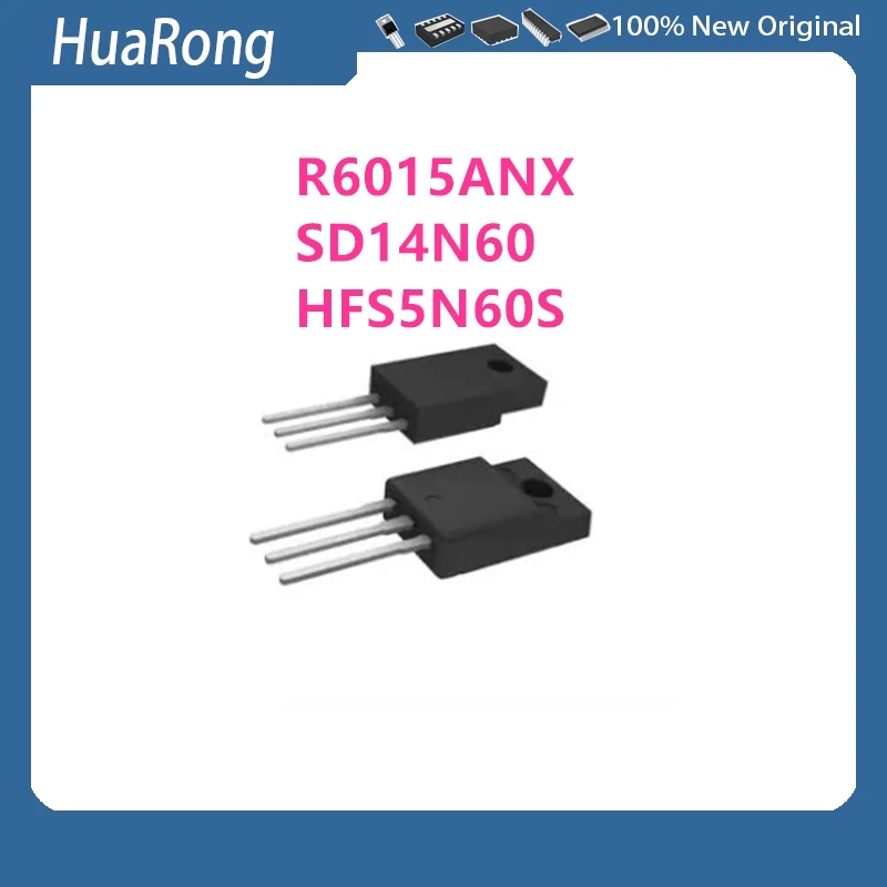 20Pcs/Lot R6015ANX R6015 SD14N60 HFS5N60S HFS5N60 TO-220F