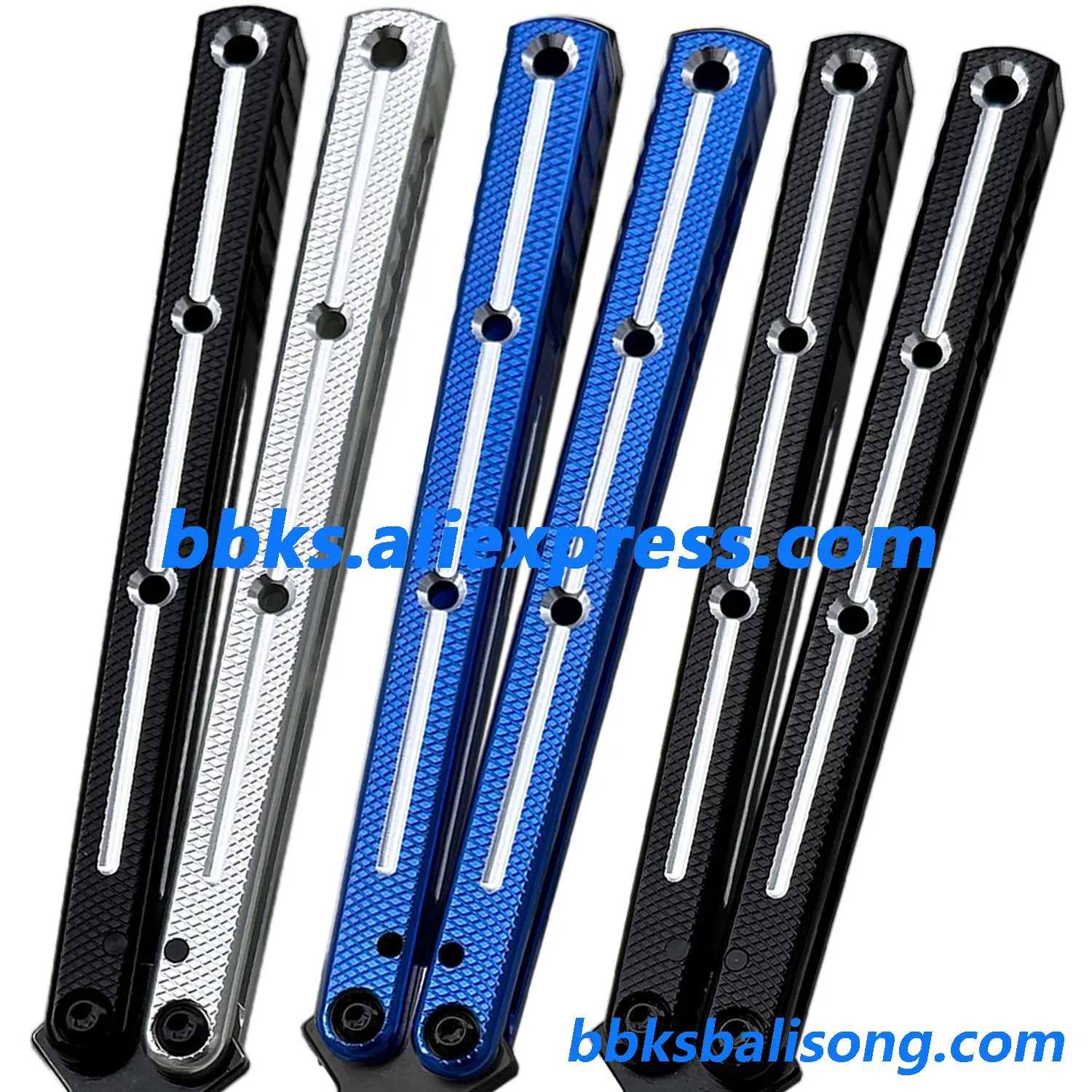 New Baliplus Glossy Kraken V3 Live Blade Clone 7075 Aluminum Channel Handle