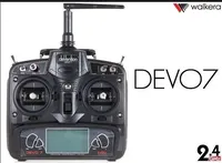 Walkera 2.4ghz Devo7 DSSS Devo Radio controller 7CH Transmitter W/big LCD for runner 250 pro RC qav drone helicopter airplane