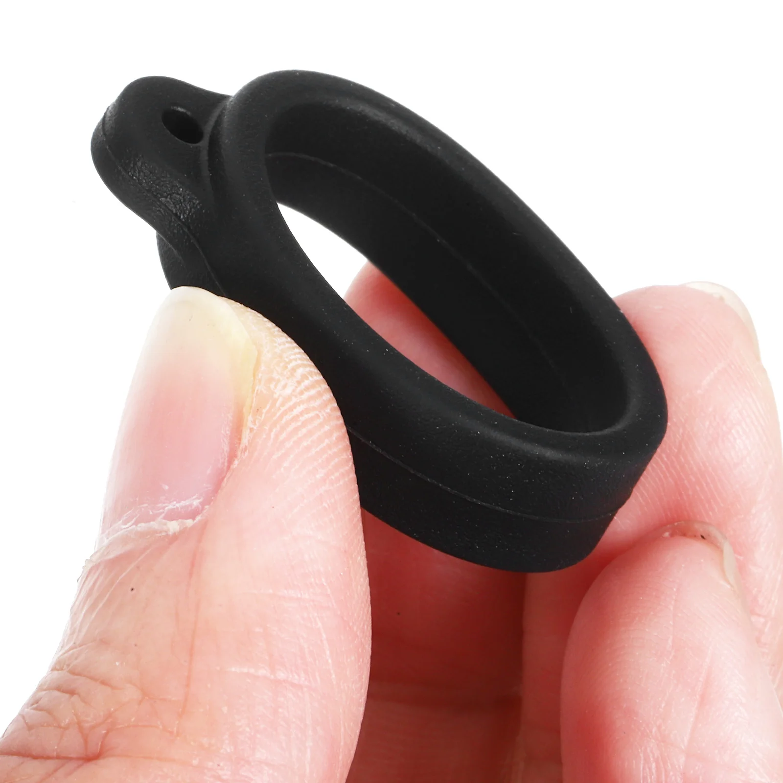 

30Pcs Silicone Belongings Pendant Anti-Lost Gadget Hanging Rings Lightweight Portable Lanyard Strap Rings Anti-Lost Ring