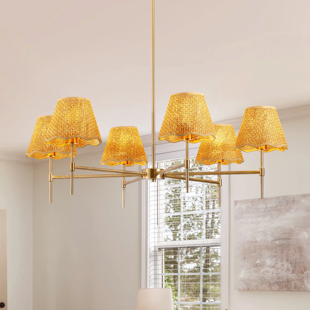 Boho Rattan 6-Light…