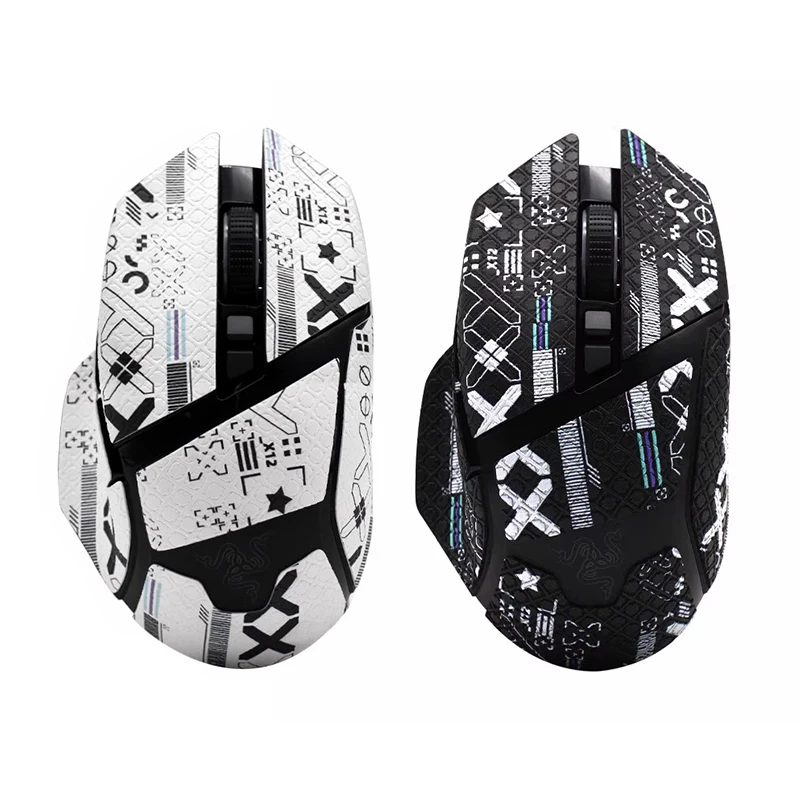 Mouse Grip Tape Skate Handmade Sticker Non Slip Lizard Skin Suck Sweat for Razer Basilisk X Hyperspeed Wireless Ultimate V2 V3
