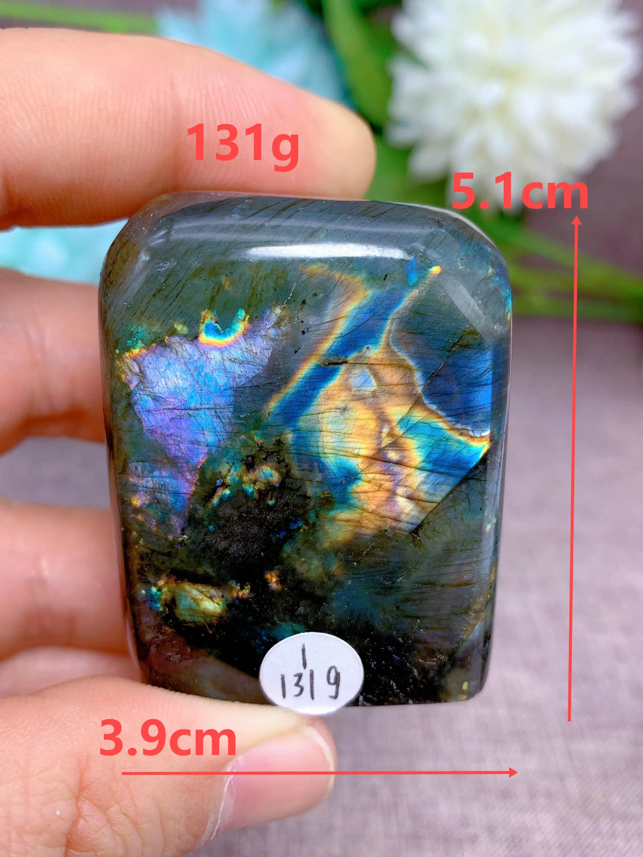 

Highest Quality 5A+ Natural Blue Colorful Purple Labradorite Freeform Crystal Healing Stone for Home Decor Spiritual Luck