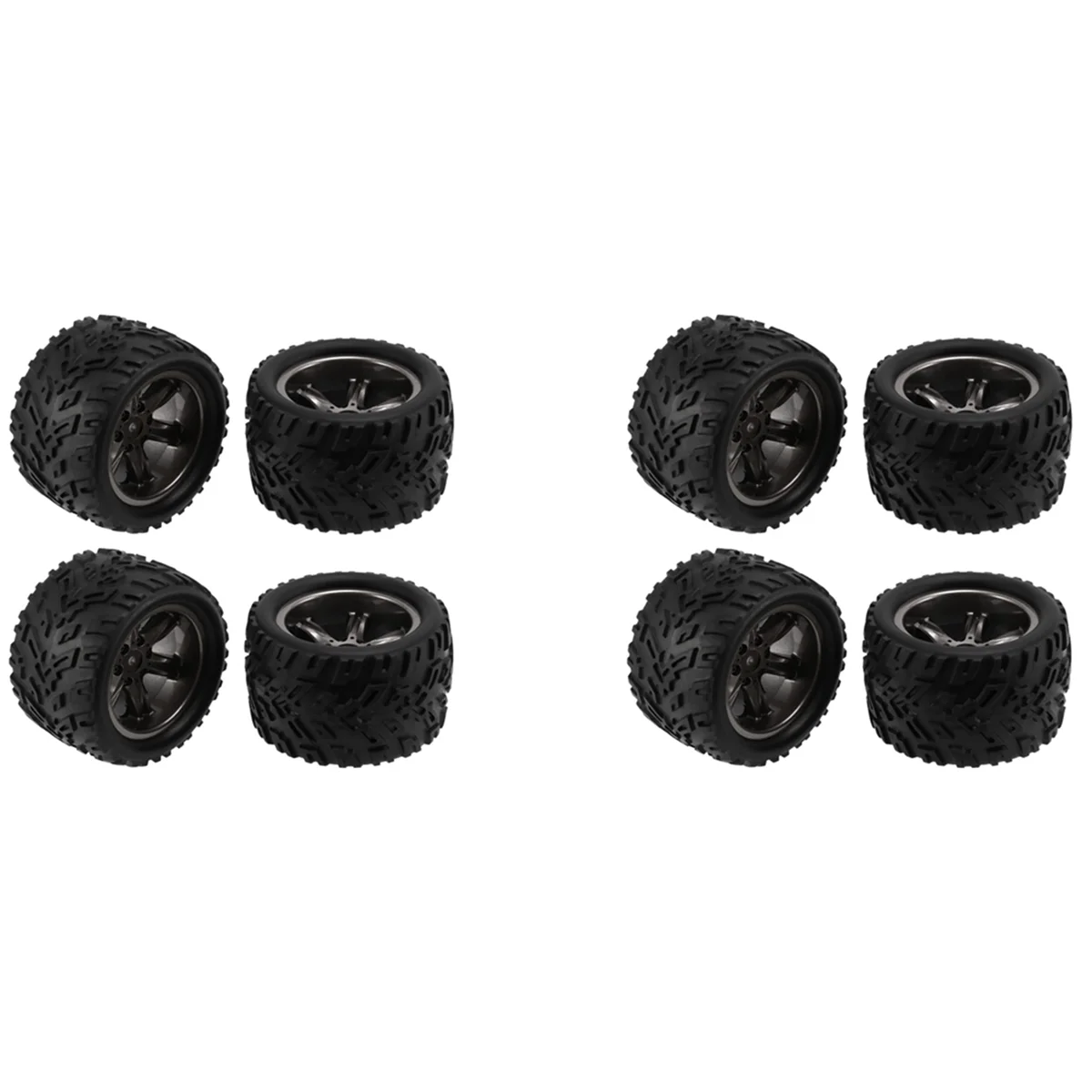 

8 шт. шины для XINLEHONG 9125 9116 X9115 X9116 GPTOYS S911 S912 1/12 RC автомобильные запасные части Аксессуары