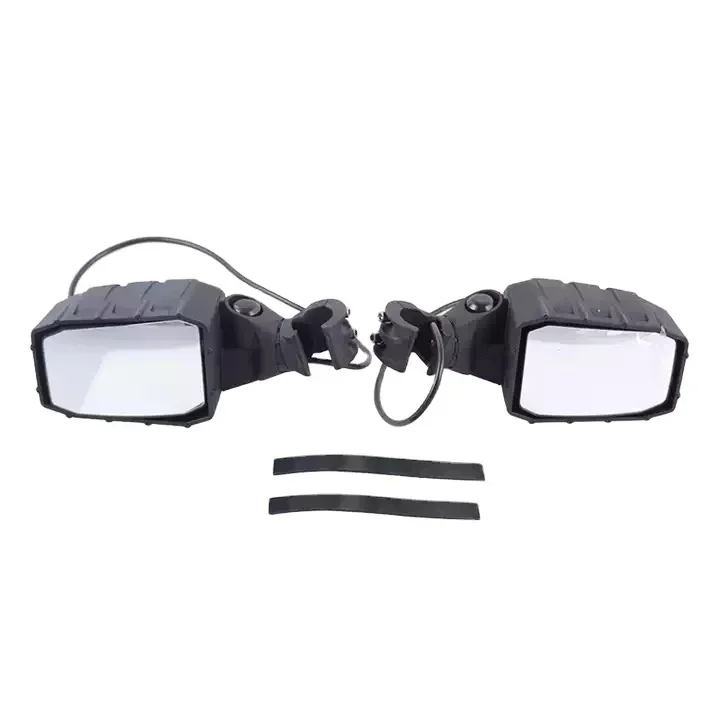 

YongJin UTV Rear view side mirror R-igid 64011 with LED Lights DRL turn signal light for Polaris RZR for can am