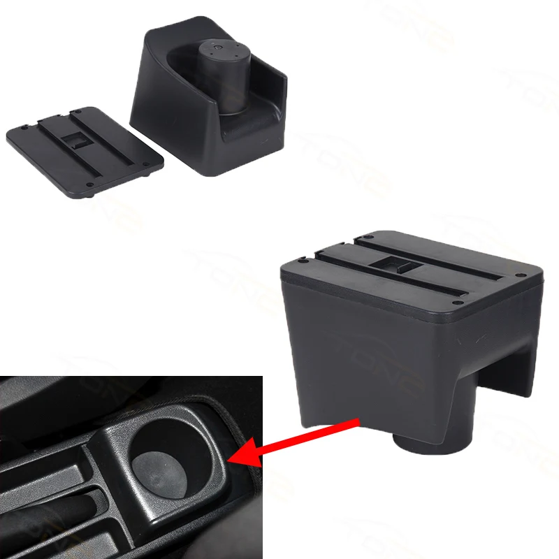 For Volkswagen POLO Armrest 2012-2018 new For VW POLO Mk5 6R Vento Car Armrest box Center Storage box Car accessories Retrofit