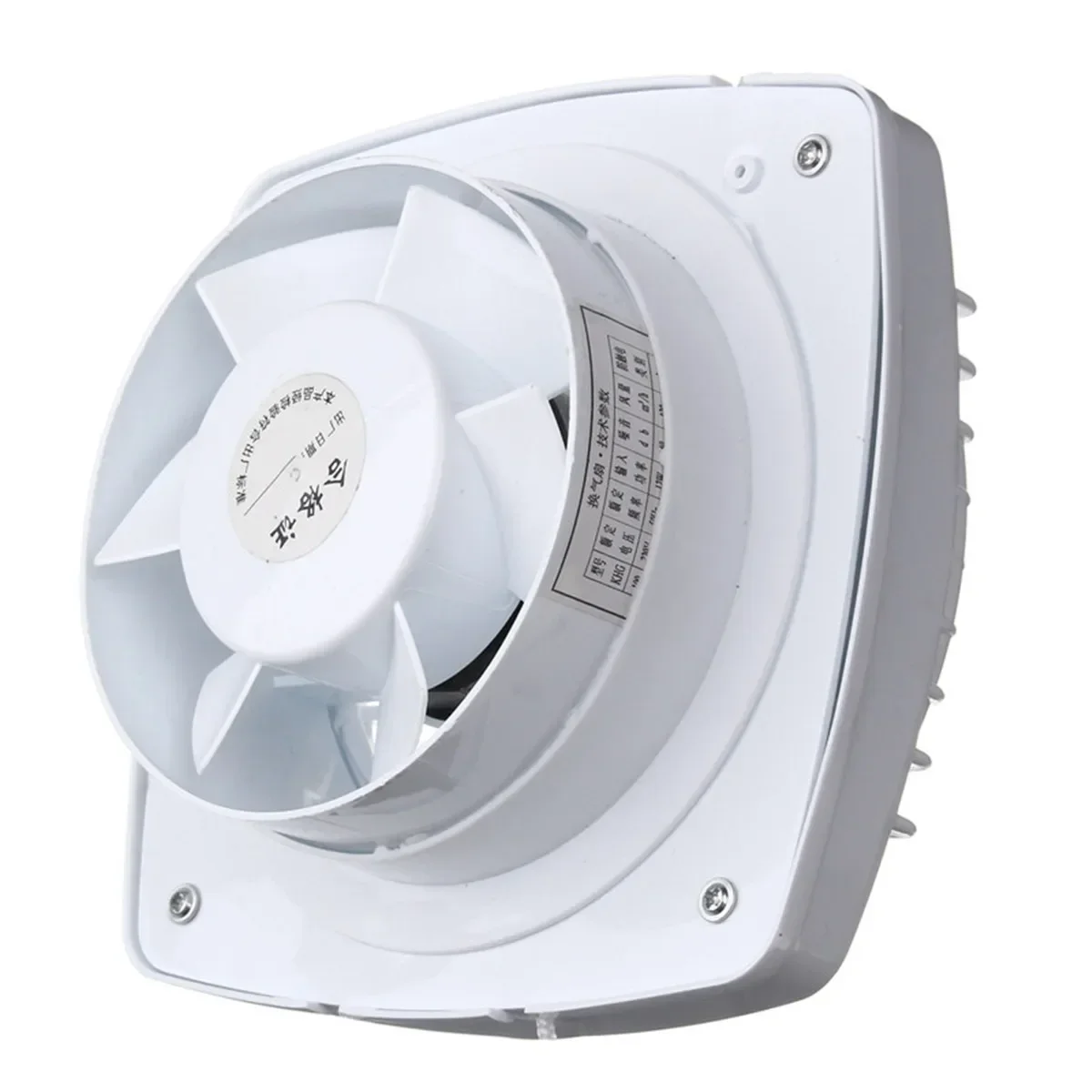 12W 220V 6'' Pull Rope Exhaust Fan Kitchen Bathroom Toilet Small Air Conditioning Appliance Extractor Fan Ventilation Low Noise