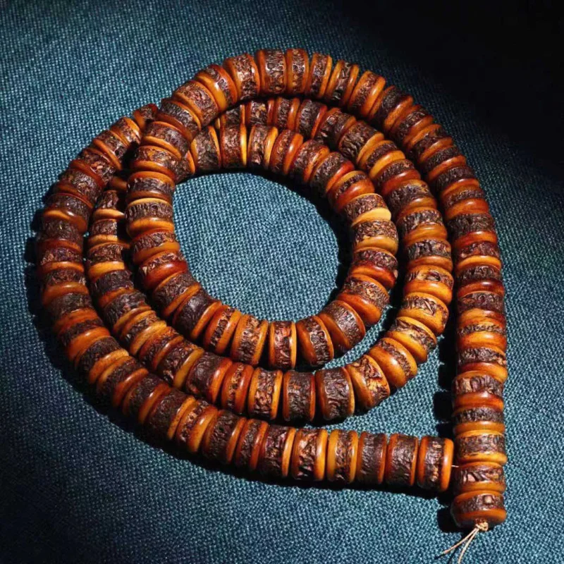 Браслет унисекс Bull Bone Gaba La Bara без скимmed 108 бусин