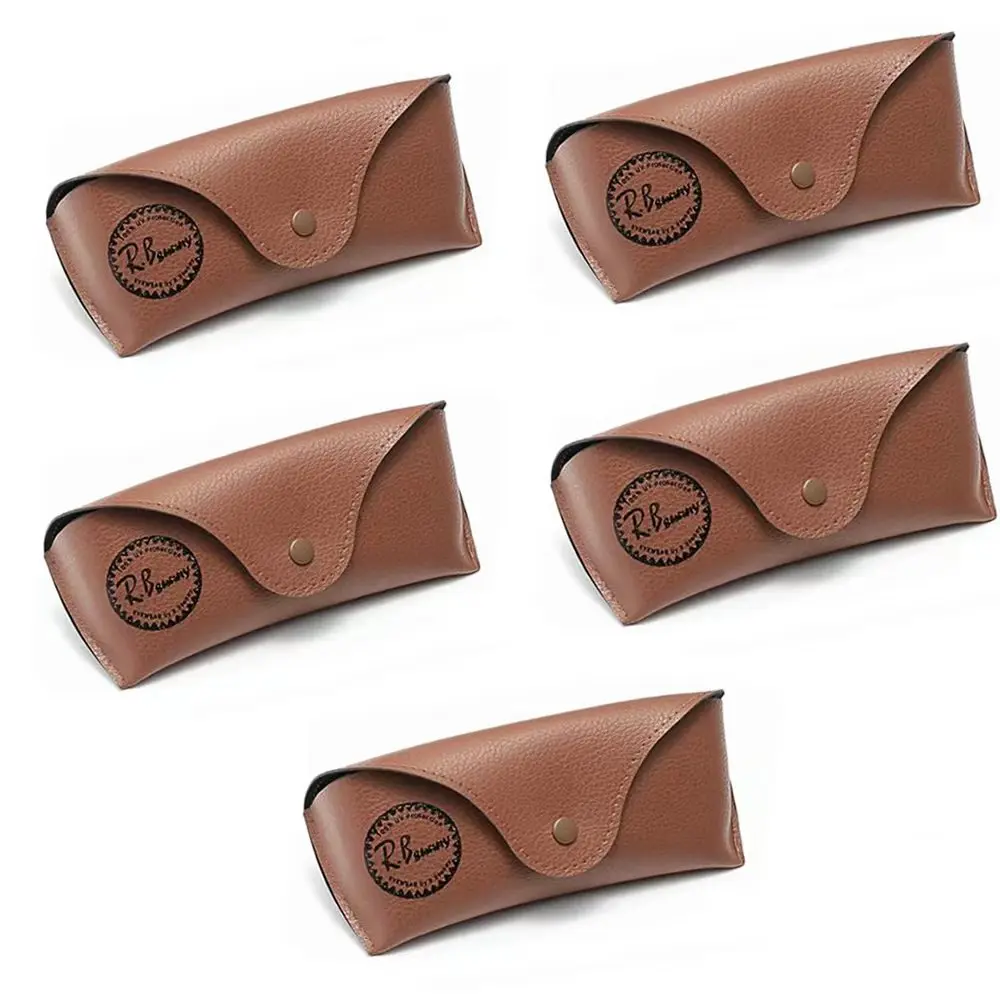 Étui à lunettes souple en cuir pour hommes et femmes, boîte à lunettes, sac de protection, accessoires, 1/2/3/5/10 pièces