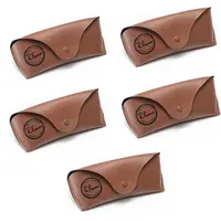 1/2/3/5/10 PCS Leather Soft Eyeglass Case For Men Women Glasses Box Bag Protector Case Accessories 1
