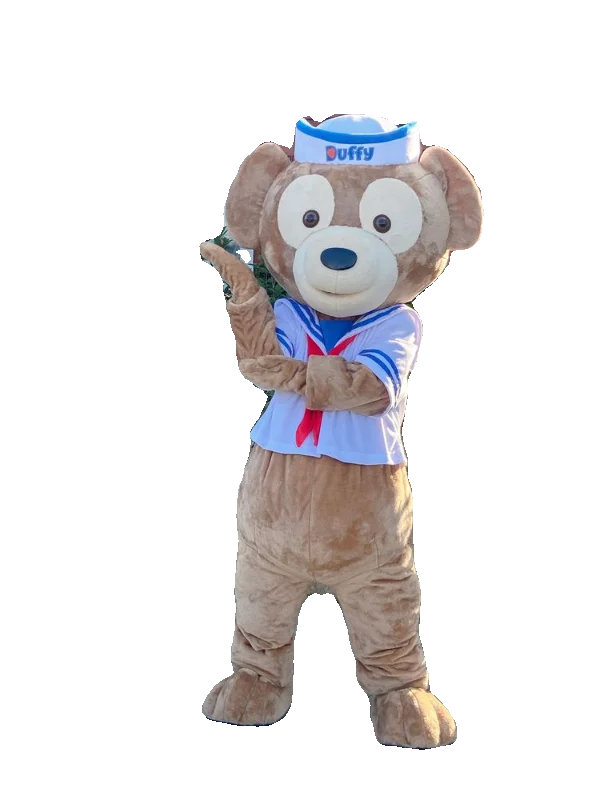 Duffy LinaBell Mascot Costume Donald Duck Mickey Mouse Funny Hilarious Cosplay Suit Anime Characters Performance Outfits Disney