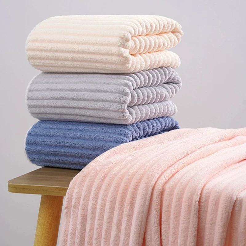 Soft Thickened Water Absorbent Bath Towel Household Wrap Towel Sports Outdoor Beach Swimming Towel view 2
