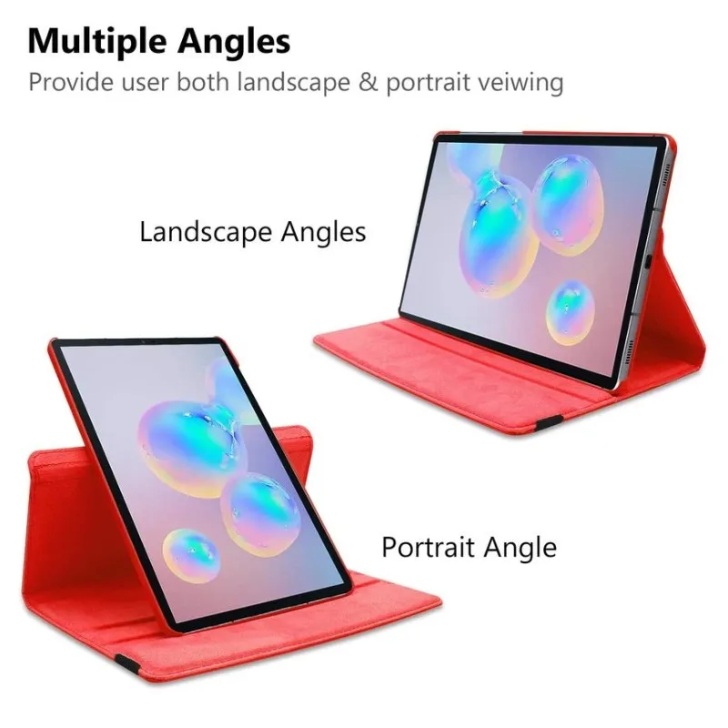 Rotating Case For Samsung Galaxy Tab S10fe 10.9inch X520 X526b S9 FE Stand holder Cover For S10 Lite X400 X406B S9 SM-X716
