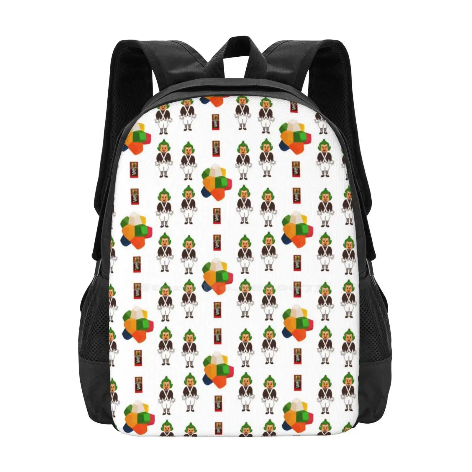 Oompa Loompa Outfit Theme Hot Sale Schoolbag Backpack Fashion Bags Chocolate Factory Pure Imagination Scrumdiddlyumptious Candy