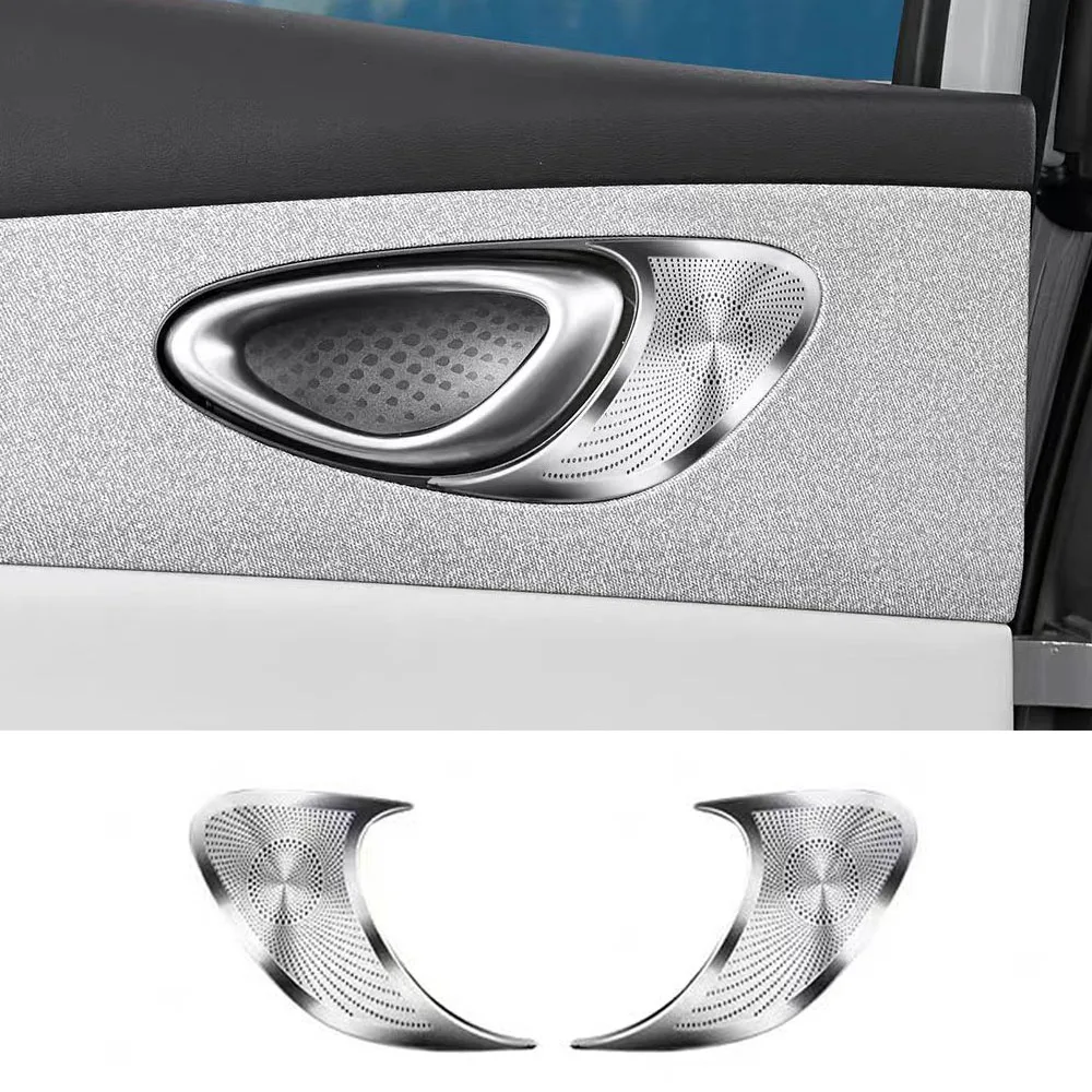 

Подходит для BYD Sealion 05 EV 2025, дверная ручка, звуковая крышка, металлическая аудиоукрашенная наклейка, защитная крышка, внутренняя модификация