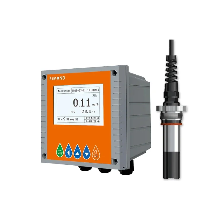 Chlorine Analyzer Water Free Chlorine Sensor Meter HOCL Sensor Residual Chlorine Controller