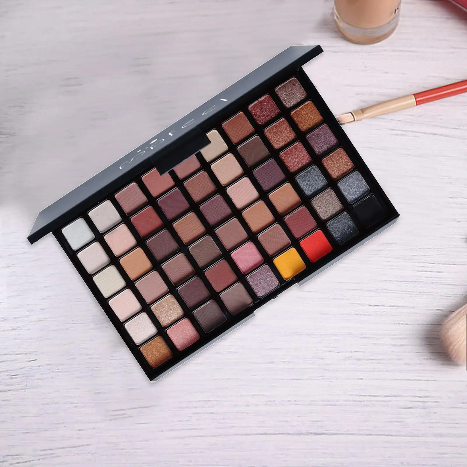 54 色のアイシャドウパレット化粧品キットアイシャドウプロフェッショナル持続アイビューティーサプライアイメイクアップパレット初心者のための