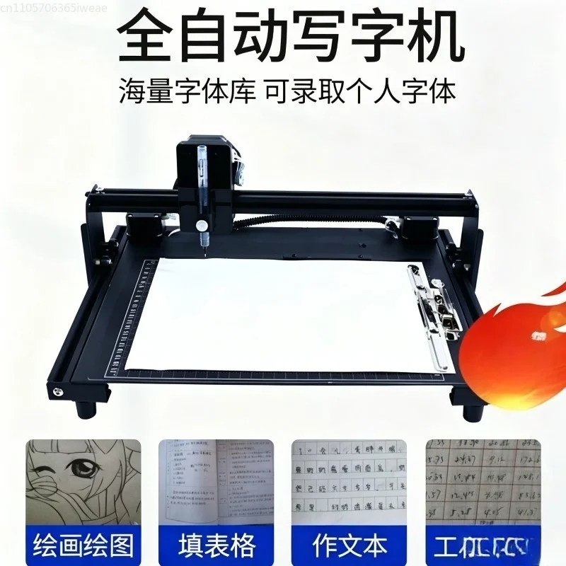 Remplissage de formulaires, rédaction de plans de cours, robot de dessin et d'écriture, prise de notes automatique, transcription intelligente.