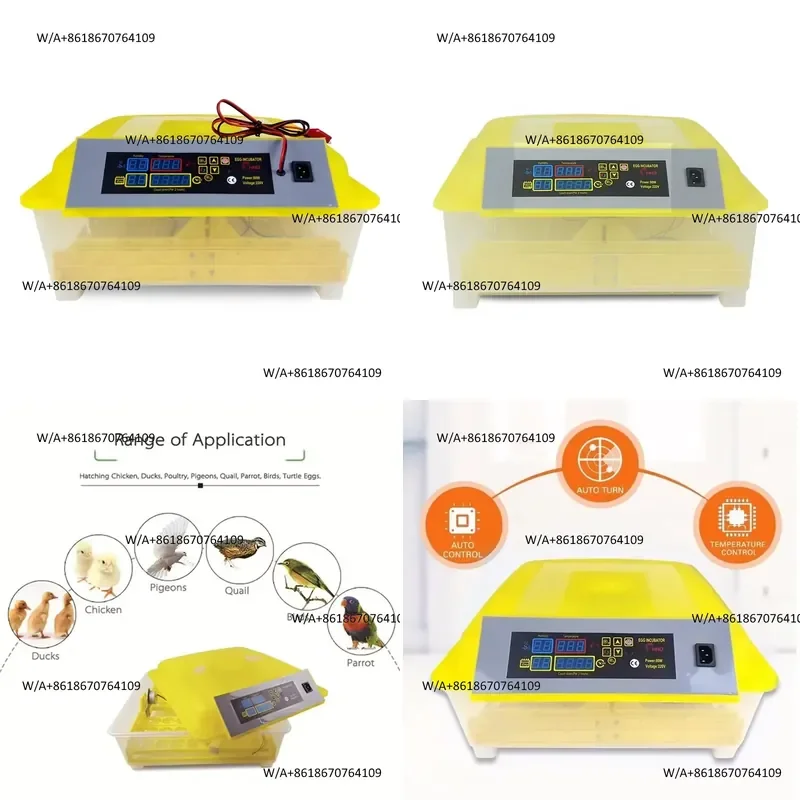 Durable Fully Automatic Eggs And Hatcher Chicken 64 12v 220v In South Africa