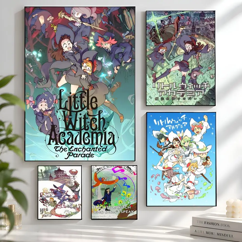 Anime L-Little Witch Academia Poster Aesthetic Wall Art Bedroom Living Room Dorm Office Home Decor
