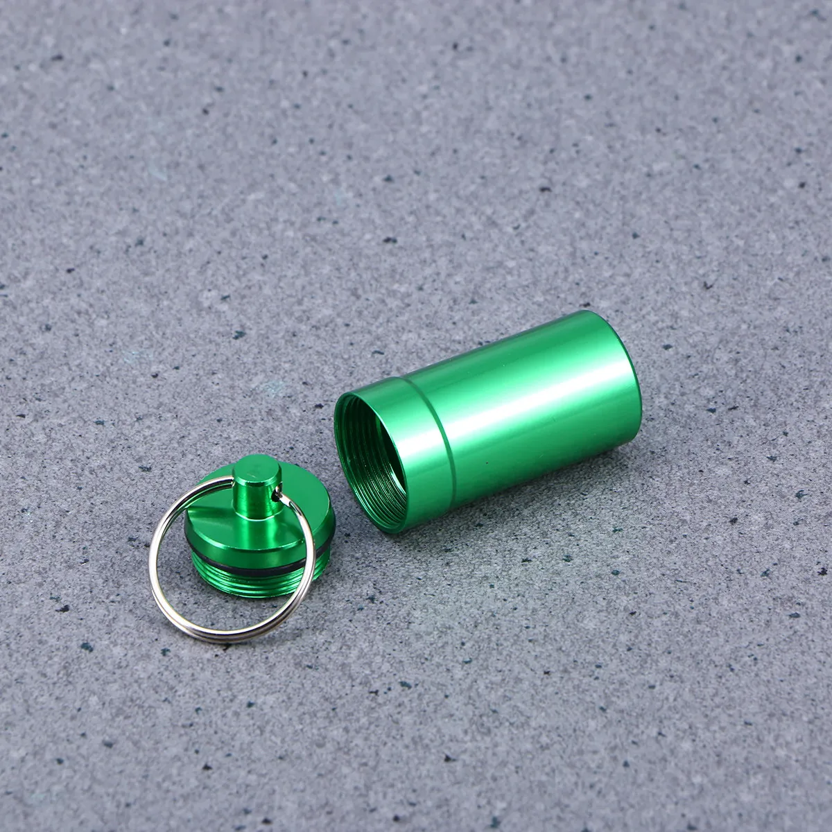Premium Aluminium Alloy Waterproof Pill Case Compact Lightweight Medicine Bottle for Daily Use Travel Outdoor Activities Hiking