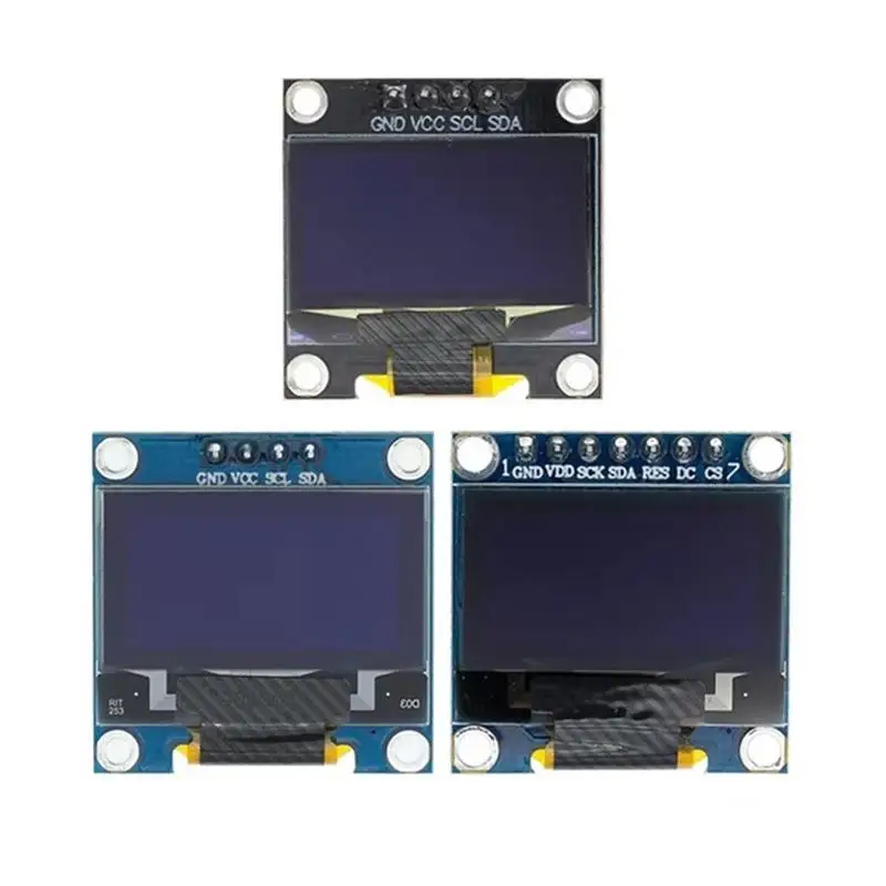 【LM】0.96 Inch OLED Display Module I2C IIC Serial White Screen 128x64 SSD1306 Driver Board Compatible With ESP32 STM32 For