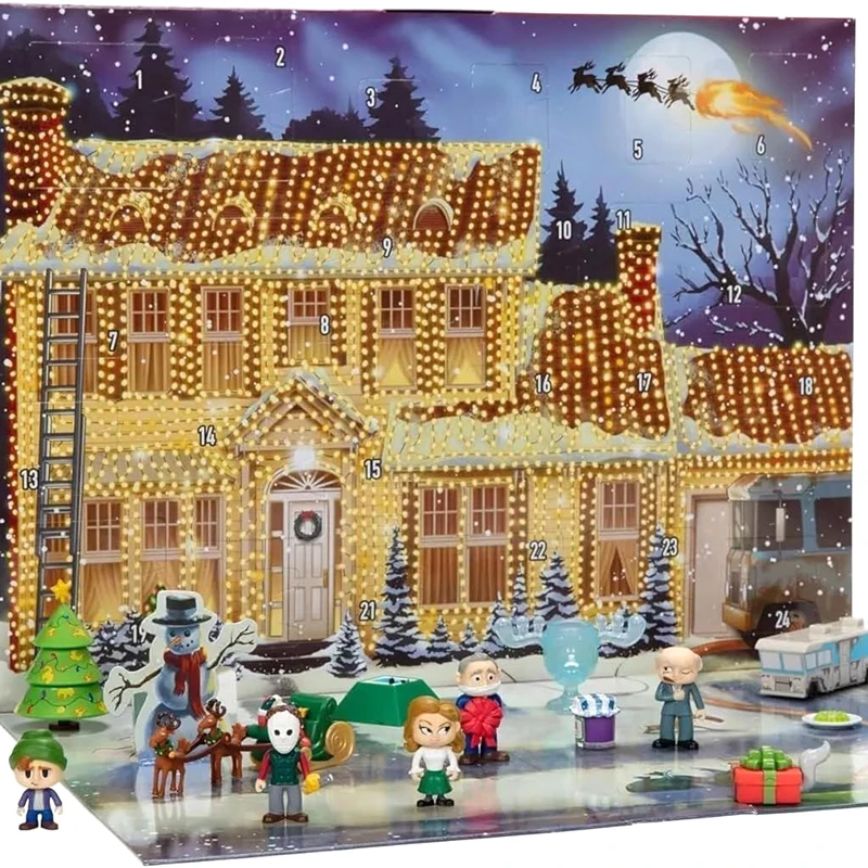 Christmas Vacation Advent Calendar 24 Gifts Christmas Vacation Figures Accessories Christmas Countdown Calendar Toy Blind Box