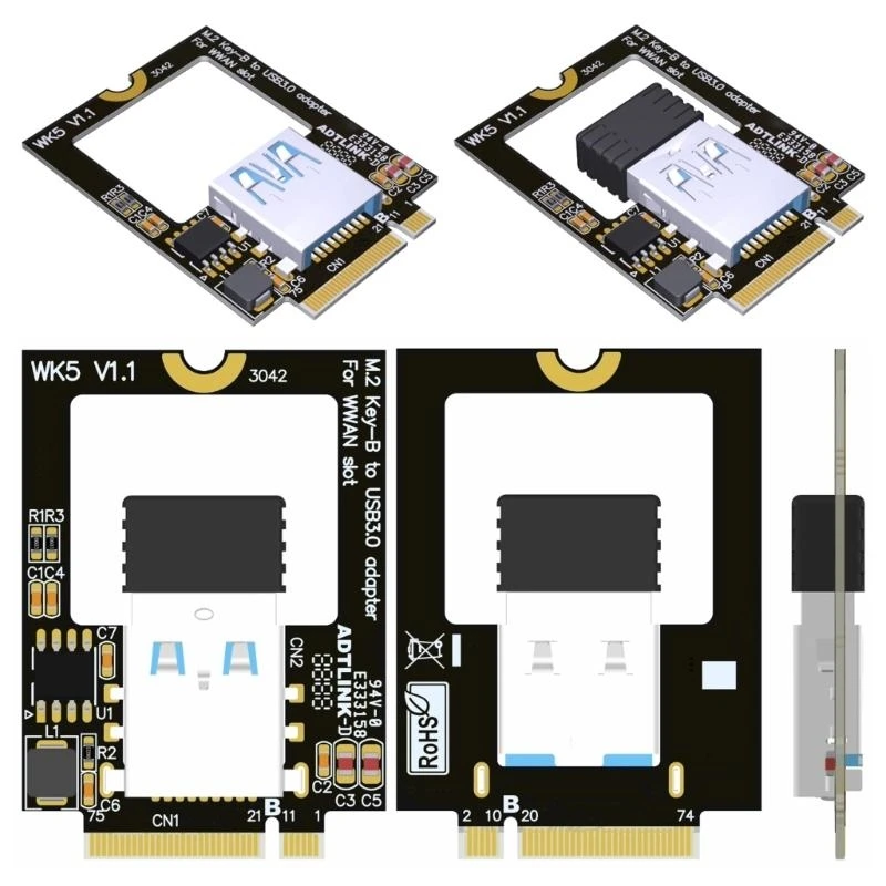 Tarjeta red WiFi compatible con USB3.0 Converters 4G Slot a USB Mejor venta