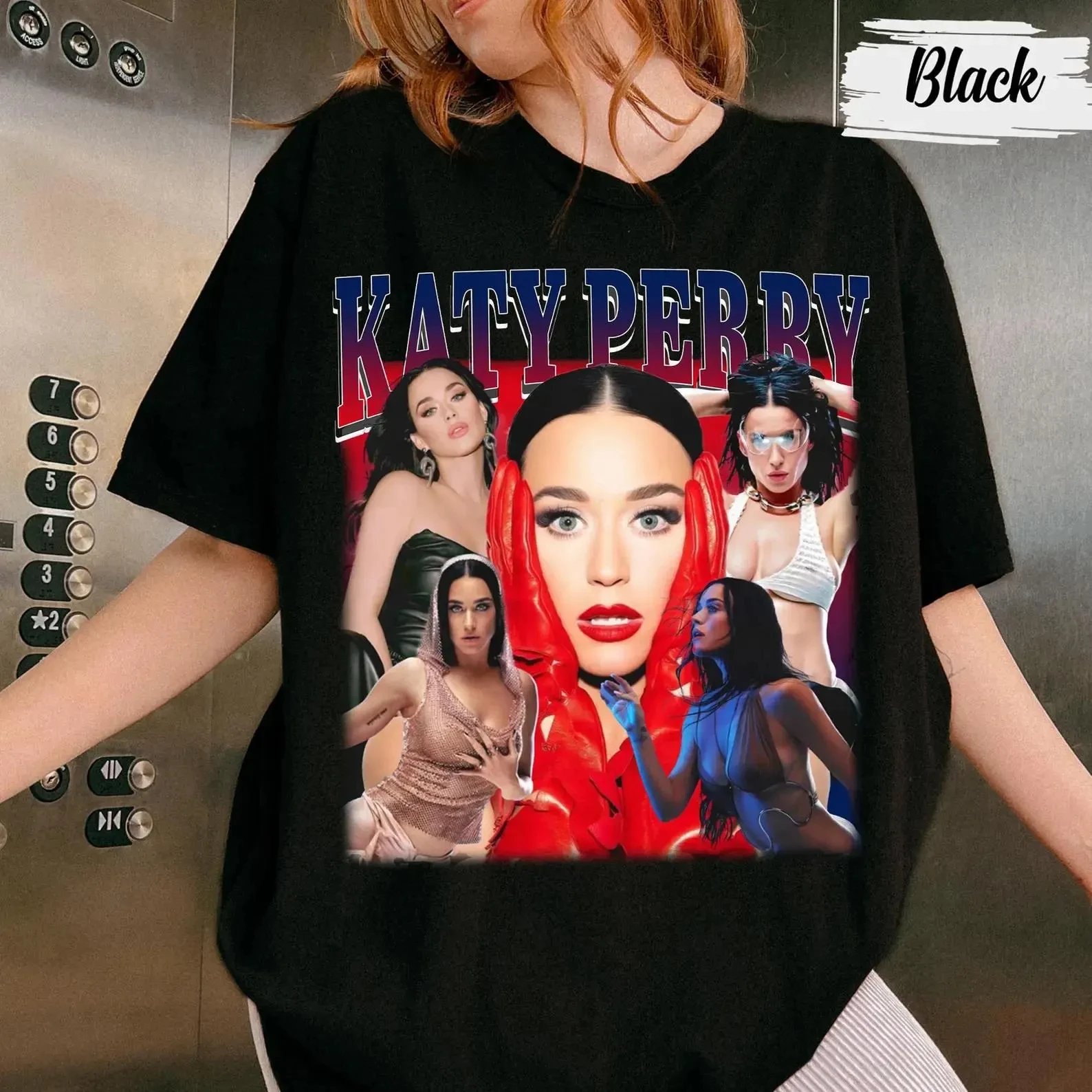 Camiseta estilo retro de los años 90, camiseta de concierto de Katy Perry, camisetas The Lifetime Tour, camiseta de algodón de verano para hombres y mujeres