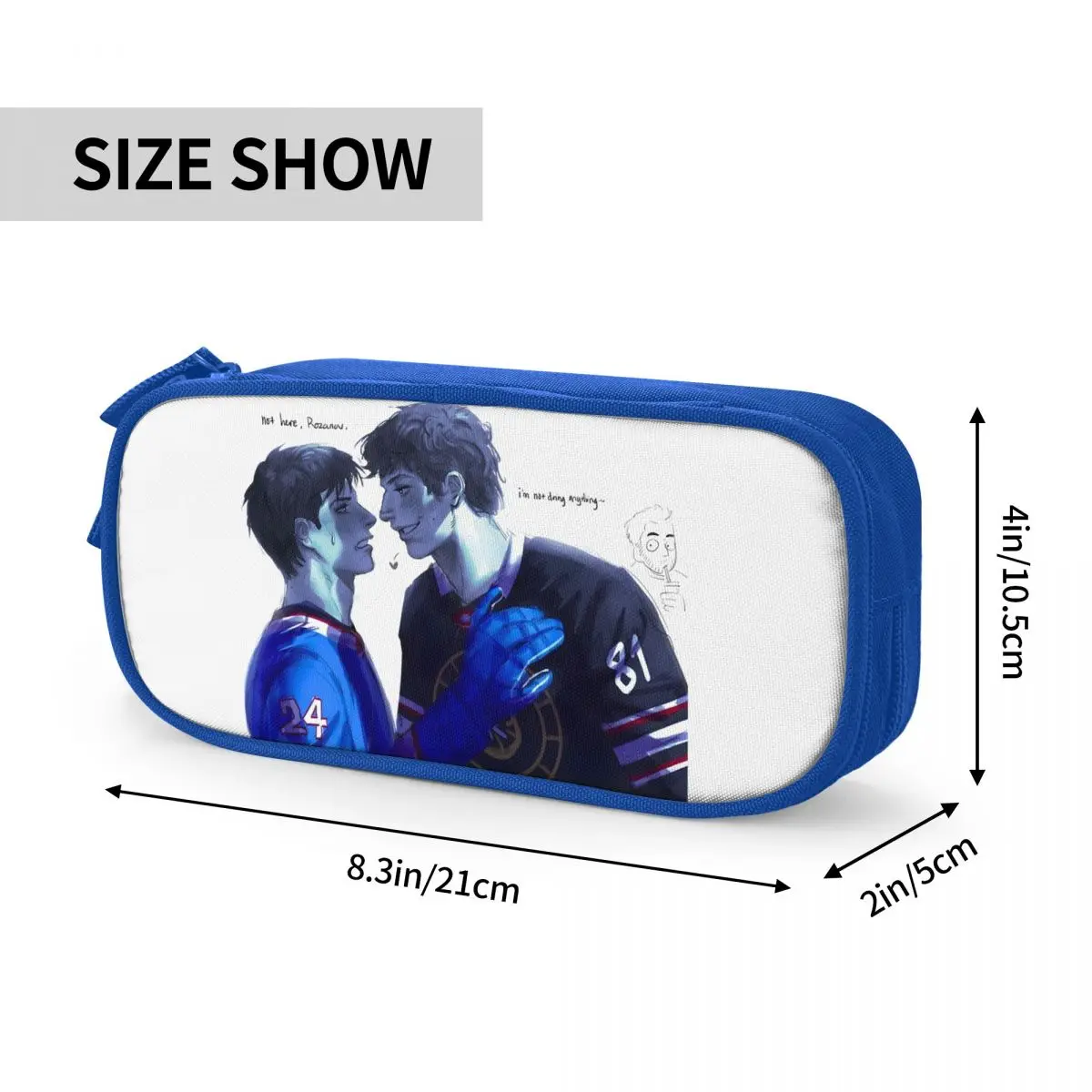 Heated Rivalry Anime Shane Hollander Ilya Rozanov Pencil Case Fun Pen Bag Kids Large Storage School Supplies Gift Pencil Box