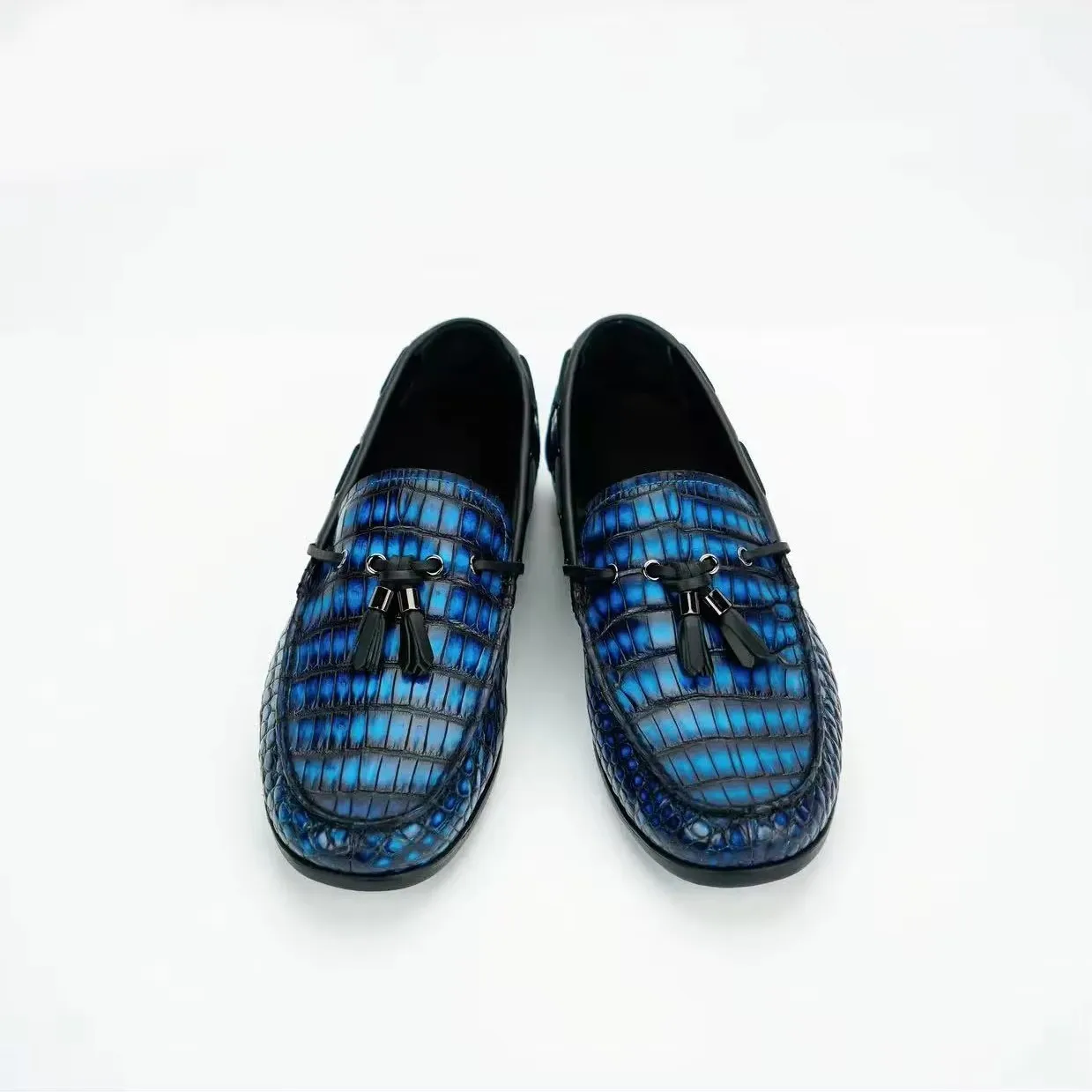 xipijiang new men leisure crocodile shoes male loafers fashion wedding business shoes