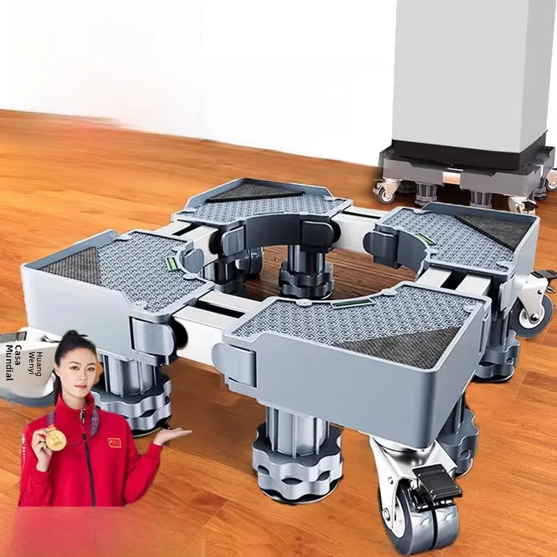 support-de-machine-a-laver-en-acier-inoxydable-talou-hauteur-reglable-etagere-de-rangement-pour-balcon-base-mobile-avec-roulettes-antiderapantes