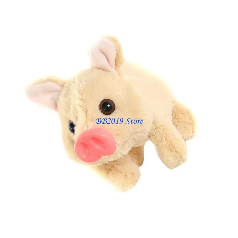 Q0KB – jouet compagnon cochon électrique interactif pour enfant, jouet Stimulation des compétences d animal compagnie
