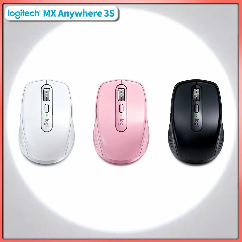 Ergonomic Wireless MX Anywhere 3S - 8K DPI, MagSpeed Scroll, Anti-Slip Surface, Great for Watch Shop Wrist Size Matching